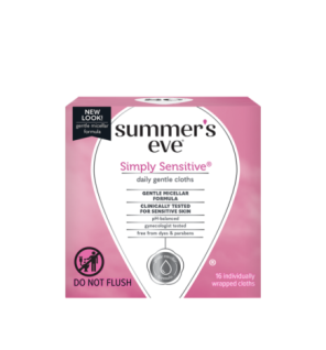 Summer’s Eve Simply Sensitive Cleansing 16 Cloths