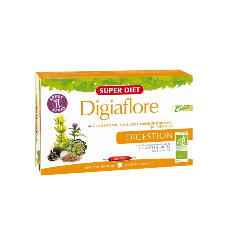 Super Diet Digiaflore Bio – 20 Ampoules x 15 ml