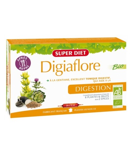 Super Diet Digiaflore Bio – 20 Ampoules x 15 ml