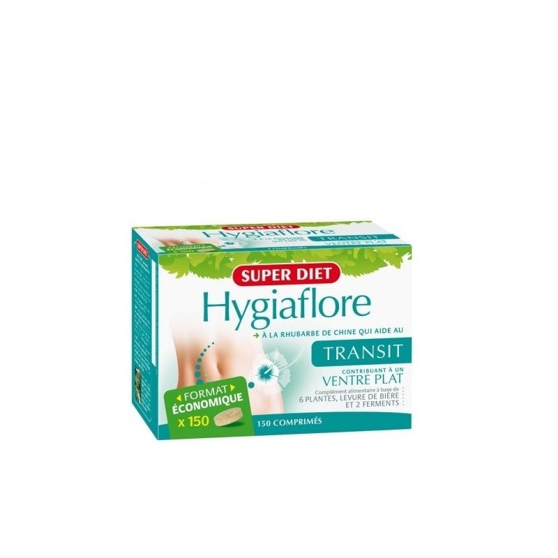 Super Diet Hygiaflore Transit Ventre Plat – 150 Comprimés