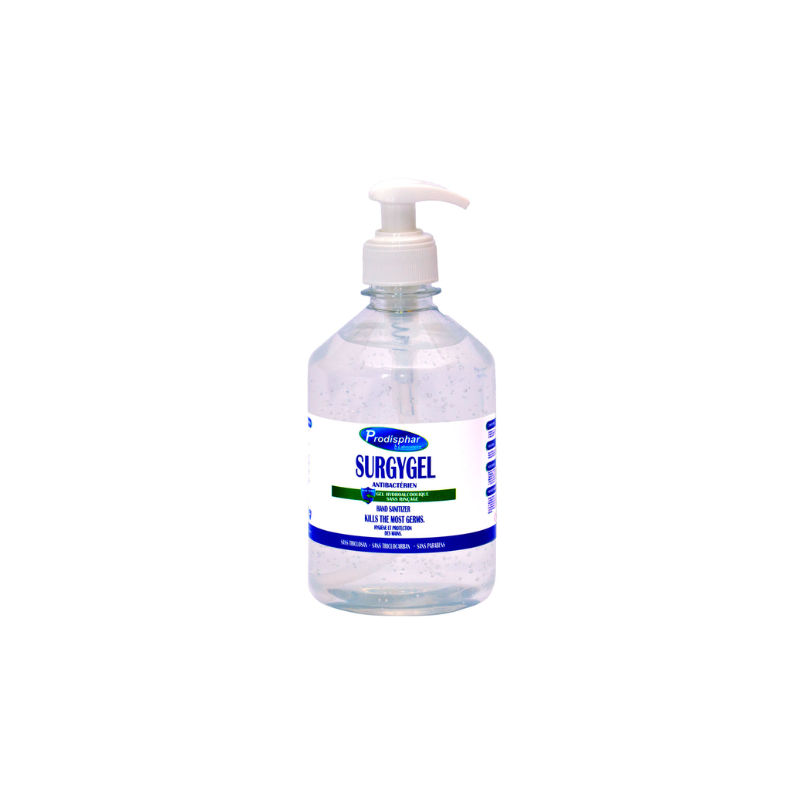 Surgygel Gel Hydroalcoolique Naturel Pompe 500ml