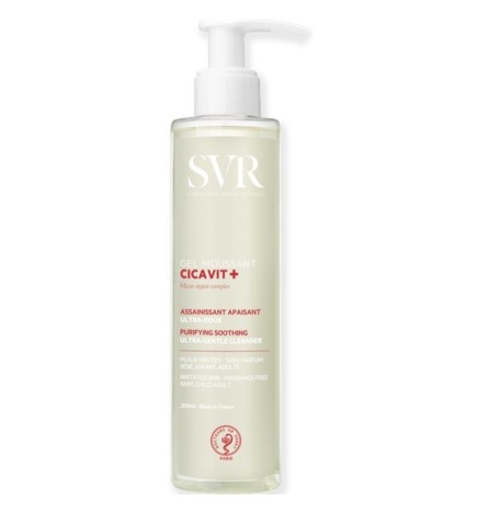 Svr Cicavit+ Gel Moussant Assainissant Apaisant Ultra Doux 200ml