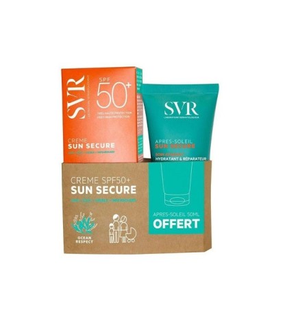 SVR ECRAN SUN SECURE CREME SPF 50ML  égal  LAIT APRES SOLEIL 50ML OFFERT