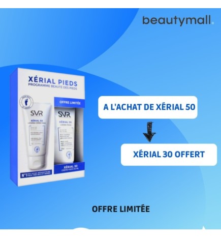 SVR XERIAL 50 Extrême Crème Pieds 50 ML + XERIAL 30 CREME PIEDS