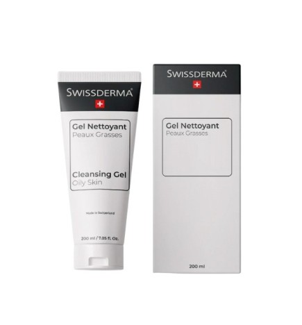 Swissderma Gel Nettoyant Peux Grasses 200ml