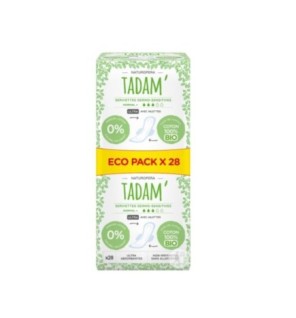 Tadam Serviette Ultra Sensitive Coton Bio Normal+ 28pcs
