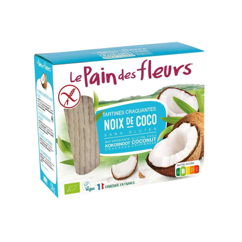 Tartines craquantes à la noix de coco sans gluten – 150g