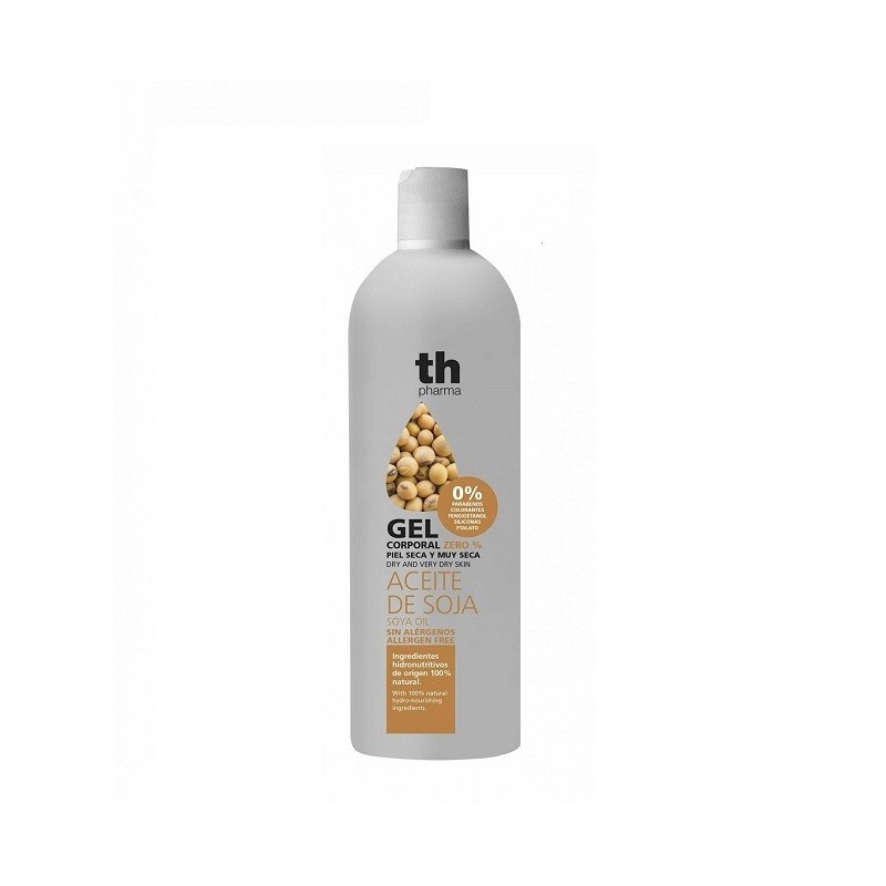 Th-Pharma Gel Corporel  Huile de soja Peaux Seches 750ml