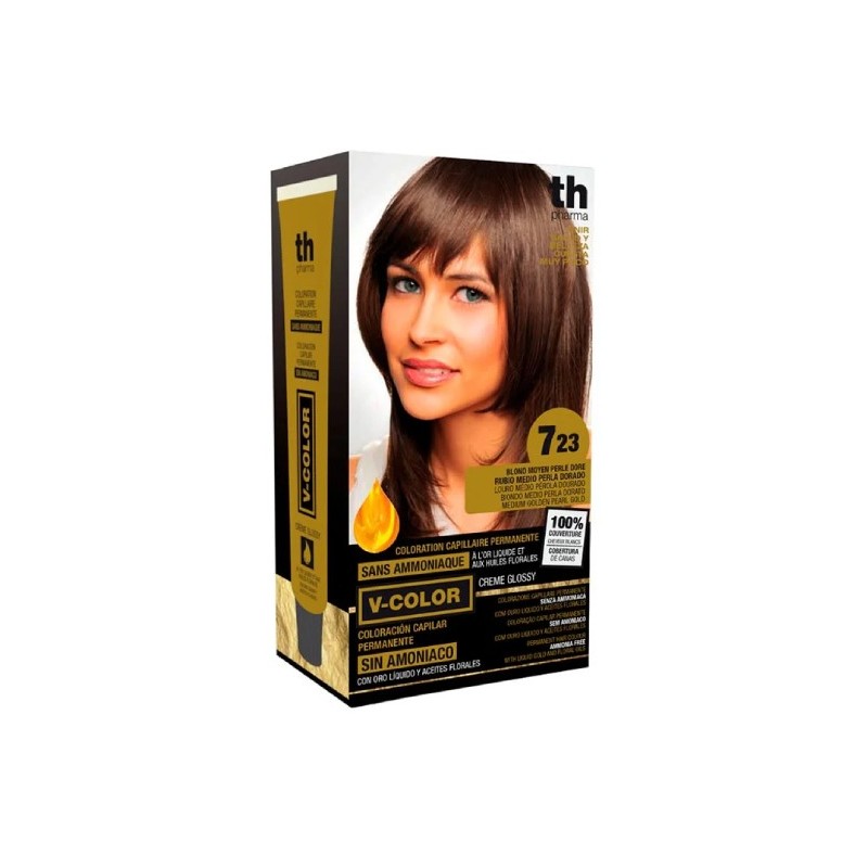 Th-Vitalia Color N° 7.23 Blond moyen Perle dore