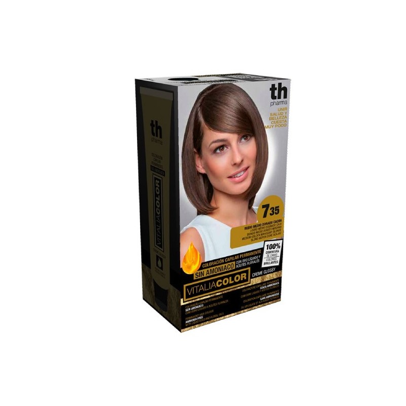 Th-Vitalia Color N° 7.35 Blond Moyen Dore Acajou