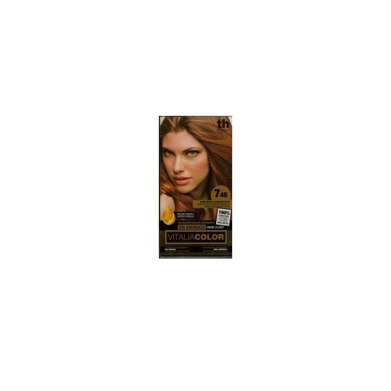 Th-Vitalia Color N° 7.46 Blond Moyen Cuivre rouge