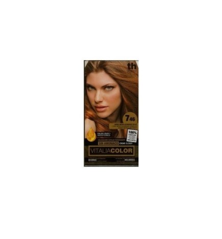 Th-Vitalia Color N° 7.46 Blond Moyen Cuivre rouge