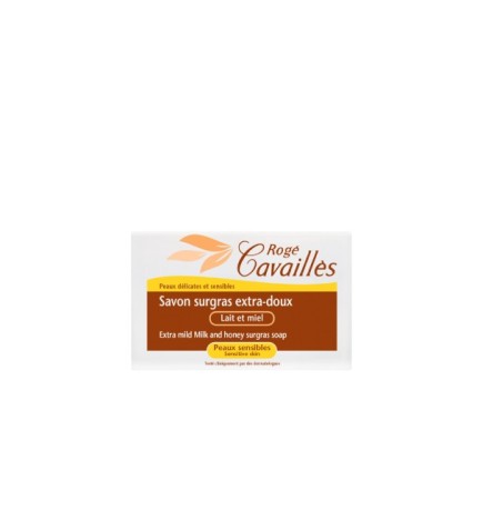 Rogé Cavaillès Savon surgras extra doux lait et miel 250g
