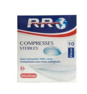 RR Compresse Steriles 40×40 10 Pieces