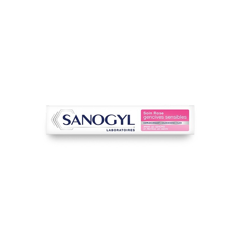 Sanogyl dent Rose Soin Gencives Sensibles Tube 75 Ml