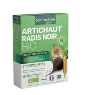 SANTAROME ARTICHAUT RADIS NOIR 20 AMPOULES