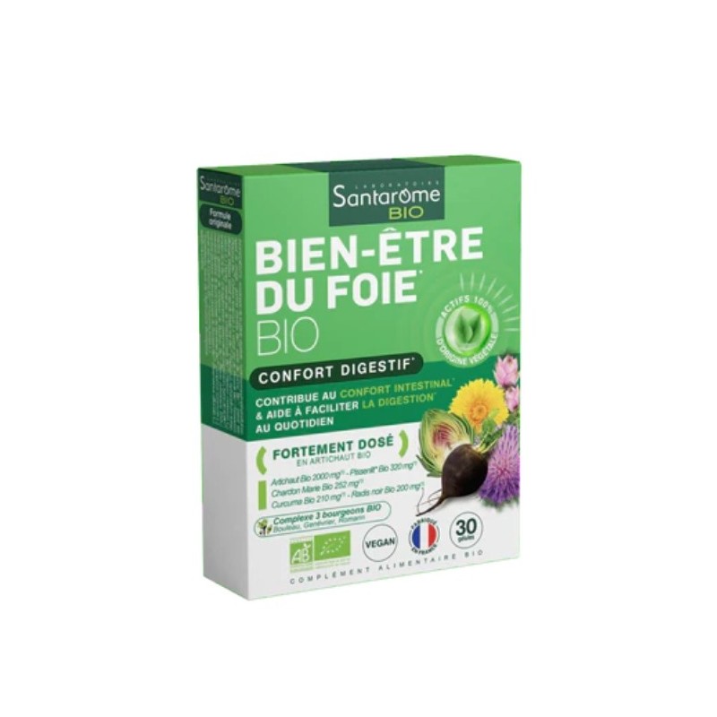 SANTAROME BIEN ETRE DU FOIE 30 GELULES