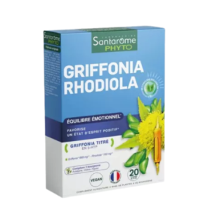 Santarome Griffonia Rhodiola 20 Ampoules