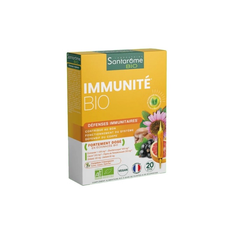 SANTAROME IMMUNITE BIO 20 AMPOULES