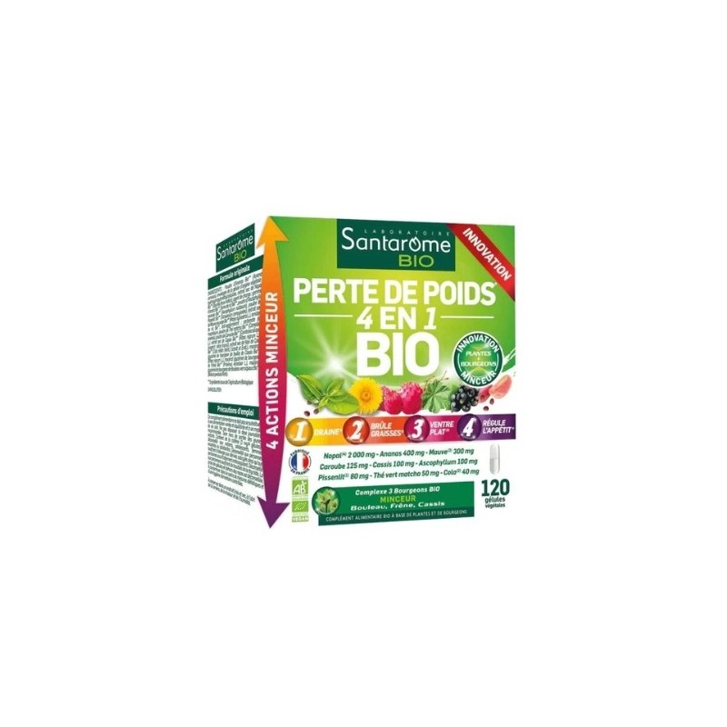 SANTAROME MINCEUR 4EN1 120GELULES