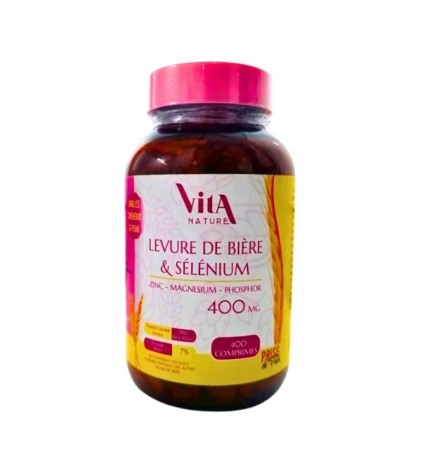 Vita Nature Levure de Biere & Selenium 400mg 400 Comprimes