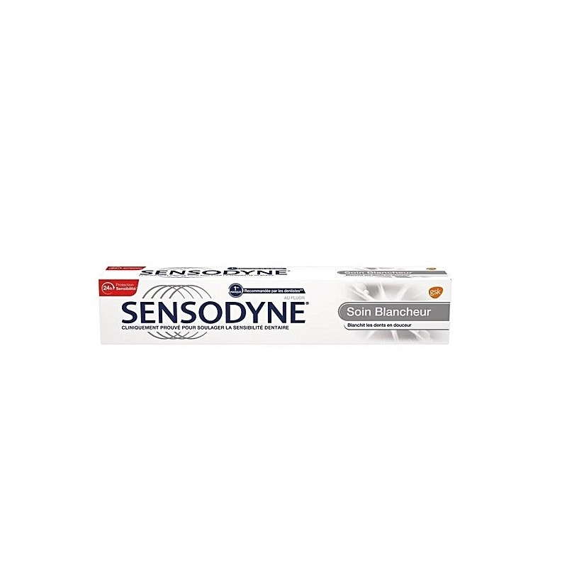 SENSODYNE Dentifrice Protection Sensibilité 24h Soin Blancheur 75ml