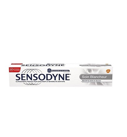 SENSODYNE Dentifrice Protection Sensibilité 24h Soin Blancheur 75ml