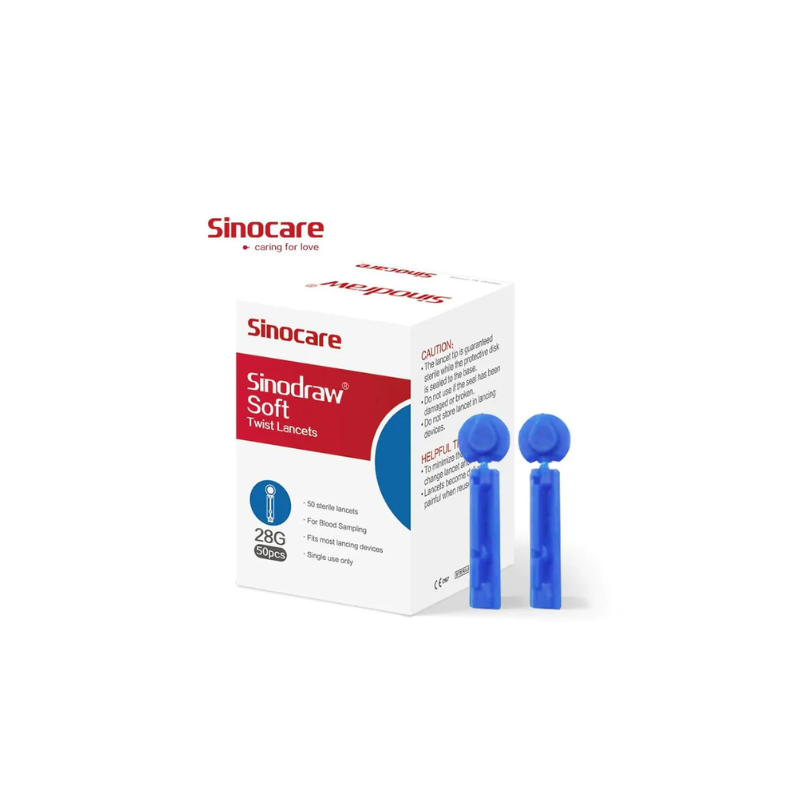Sinocare Lancettes Steriles 50 Pieces