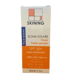 Skining Ecran Invisible Hydrat Fluide Peaux Grasses 50ml