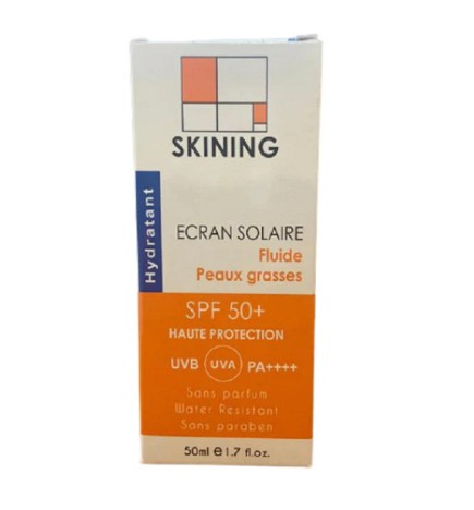 Skining Ecran Invisible Hydrat Fluide Peaux Grasses 50ml