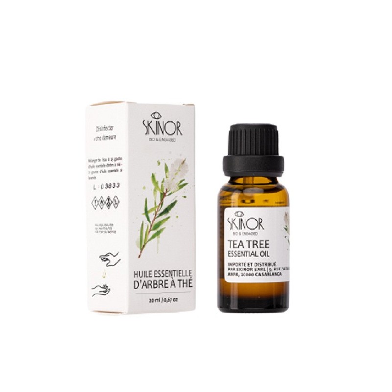 SKINOR Huile Essentielle d’arbre à Thé 20ml