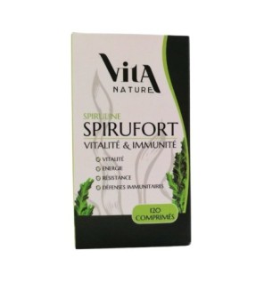 Vita Nature Spiruline Spirufort 120 Comprimes