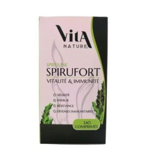 Vita Nature Spiruline Spirufort 240 Comprimes