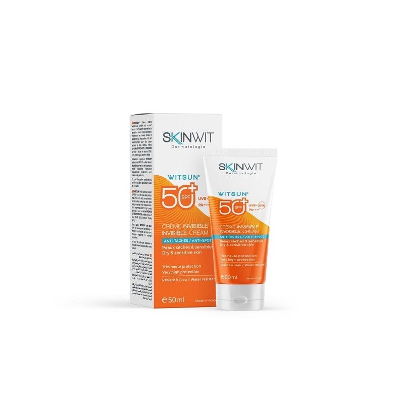 SKINWIT DERMATOLOGIEWITSUN Crème Solaire Anti Taches SPF50+