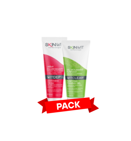 Skinwit Witdep Creme 50ml + Witclear Gel Moussant 200ml Pack