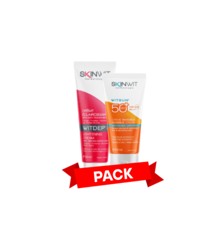 Skinwit Witdep Creme 50ml + Witsun Ecran Invisible -50% Pack