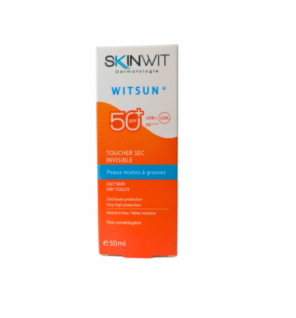 Skinwit Witsun Toucher Sec invisible Peaux mixtes a grasses spf50+ 50ml