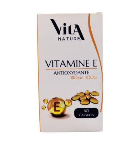 Vita Nature Vitamine E 180mg 60 Capsules