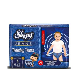 Sleepy Jeans 4 Pants Maxi 7-14kg/30 Pieces