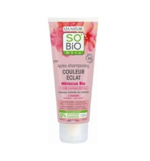 SO BIO APRES SHAMPOOING COULEUR ECLAT HIBISCUS 200ML
