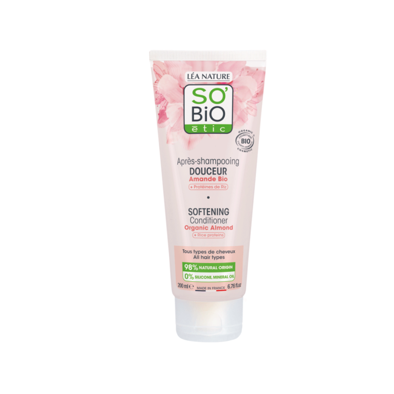 SO BIO APRES SHAMPOOING DOUX AU LAIT D’AMANDE 200ML