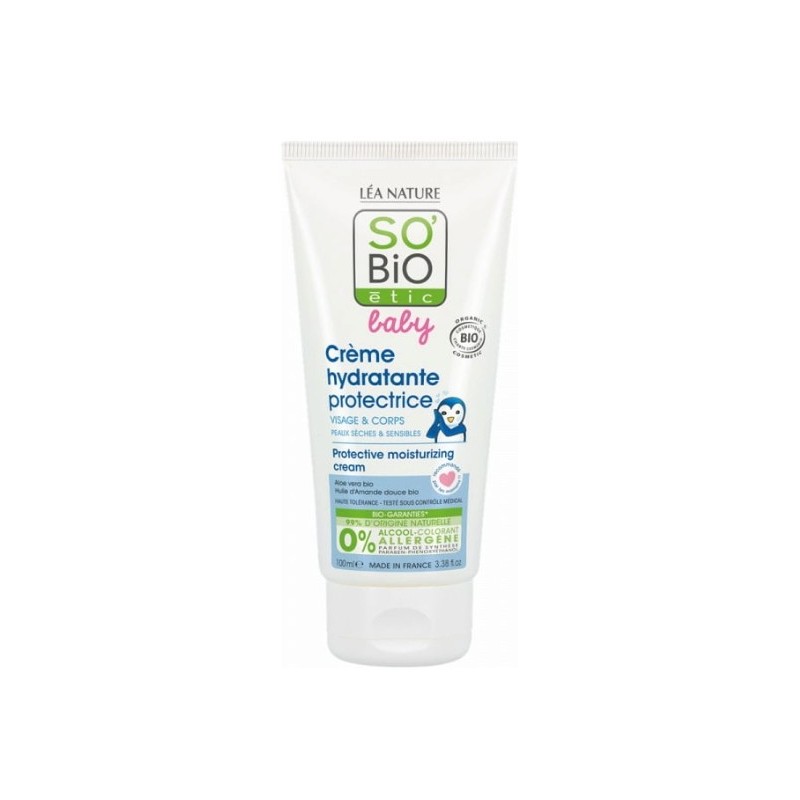 SO BIO BABY CREME HYDRATANTE PROTECTRICE VISAGE ET CORPS 100ML
