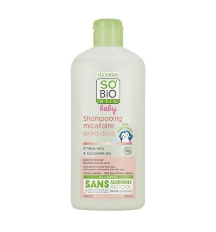 SO BIO BABY SHAMPOOING MICELLAIRE EXTRA DOUX 250ML