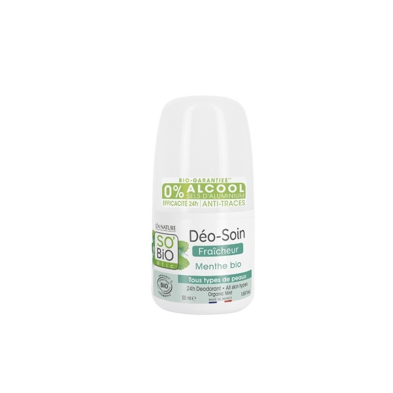 SO BIO DEODORANT FRAICHEUR MENTHE 50ML