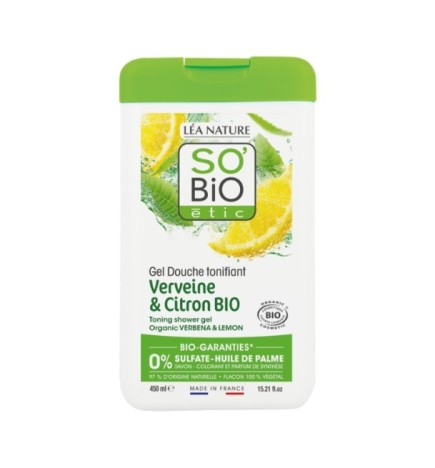 SO BIO GEL DOUCHE VERVEINE CITRON 450ML