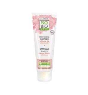 SO BIO SHAMPOOING DOUX AU LAIT D’AMANDE ET PROTEINE DE RIZ 250ML