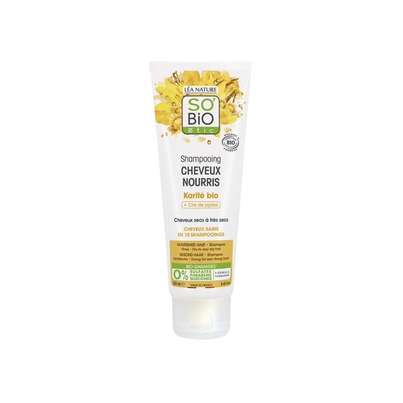 SO BIO SHAMPOOING NOURRI AU BEURRE DE KARITE 250ML