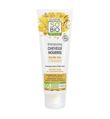 SO BIO SHAMPOOING NOURRI AU BEURRE DE KARITE 250ML