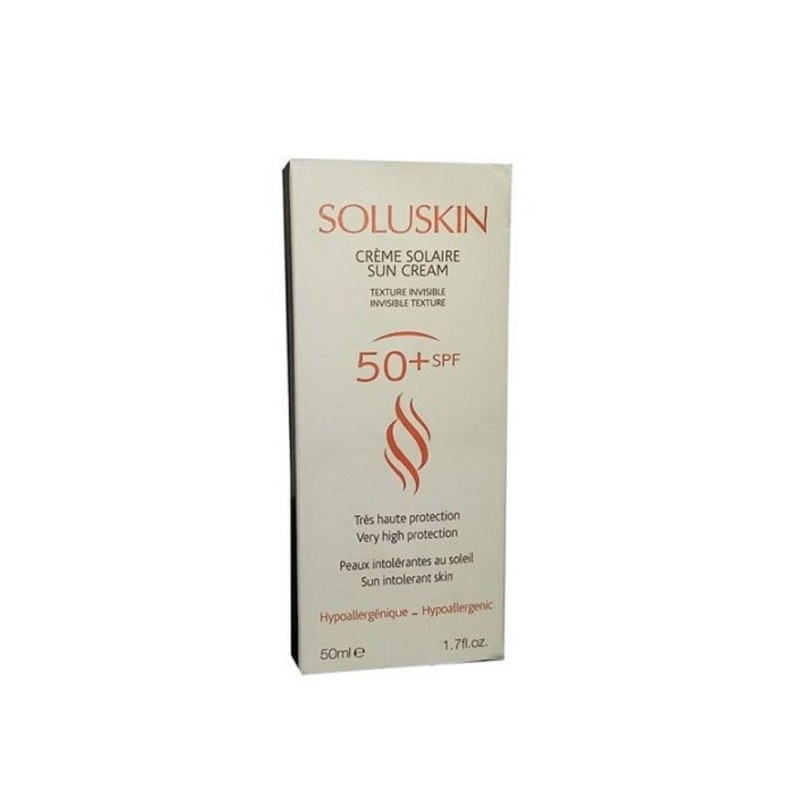 SOLUSKIN Creme Solaire Spf50+ Invisible 50ml