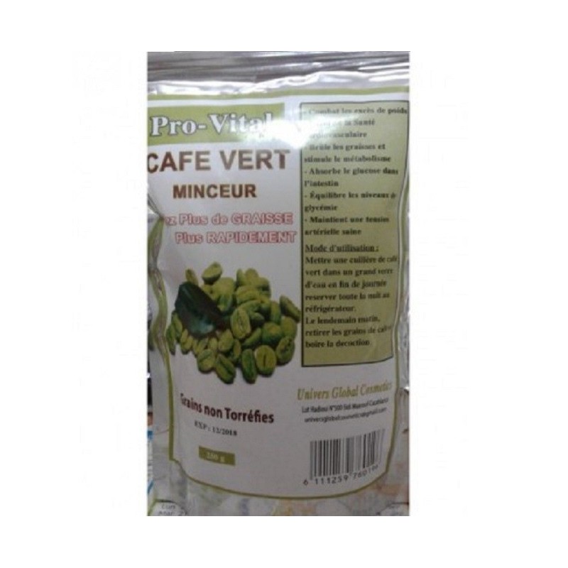 PROVITAL CAFE VERT MINCEUR 250G